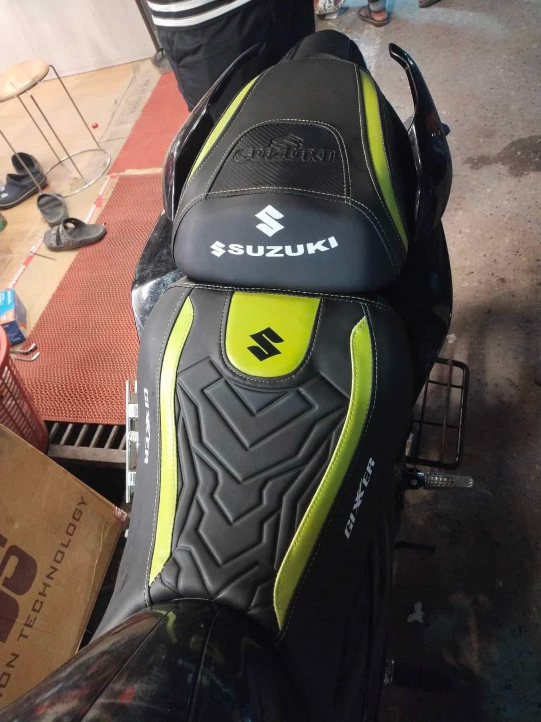 Gixxer SF Premium Seat Cover (Double Part)