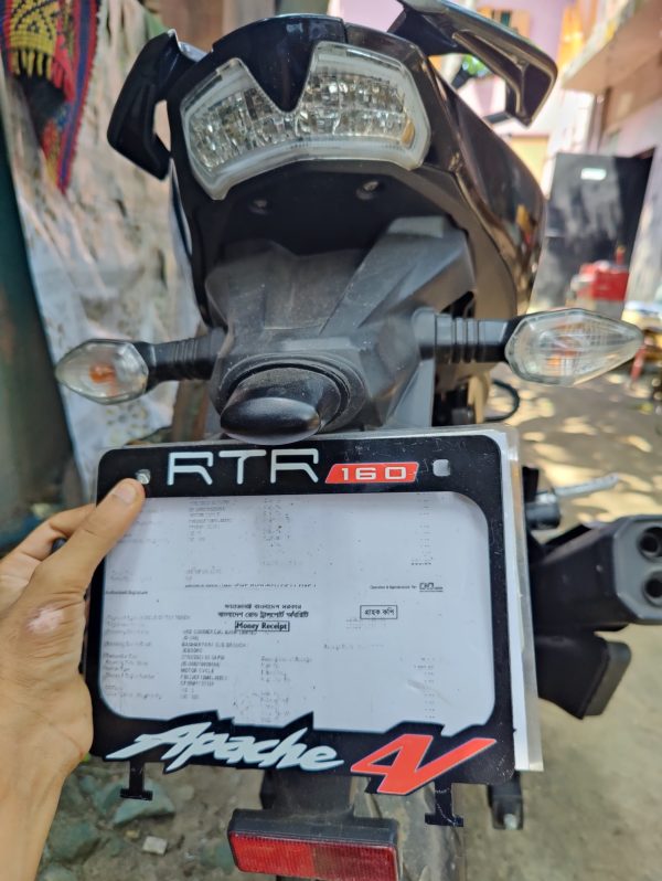 Number Plate Holder - TVS Apache